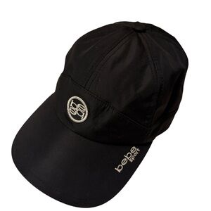 Bebe Sport Hat Cap Adjustable Black Embroidered
Golf Strap Back with sliver logo
